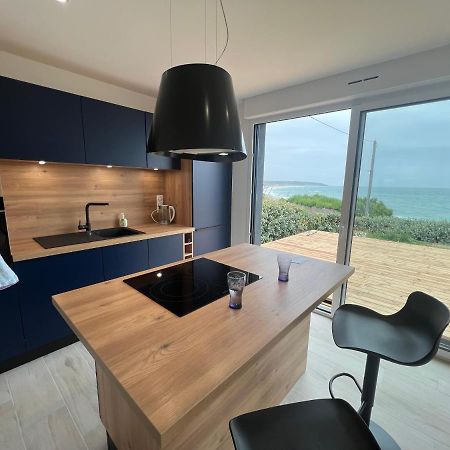 Le Bruit Des Vagues Villa Les Pieux Luaran gambar